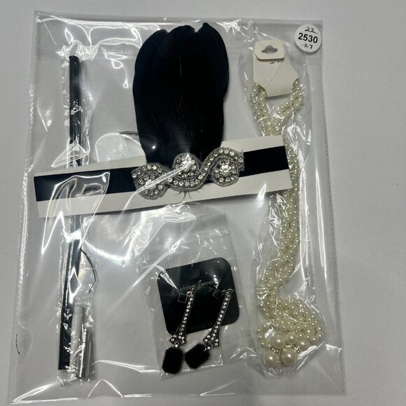 1920s Flapper Accessories Gatsby Costume Accessories Set - Picture 3 of 5